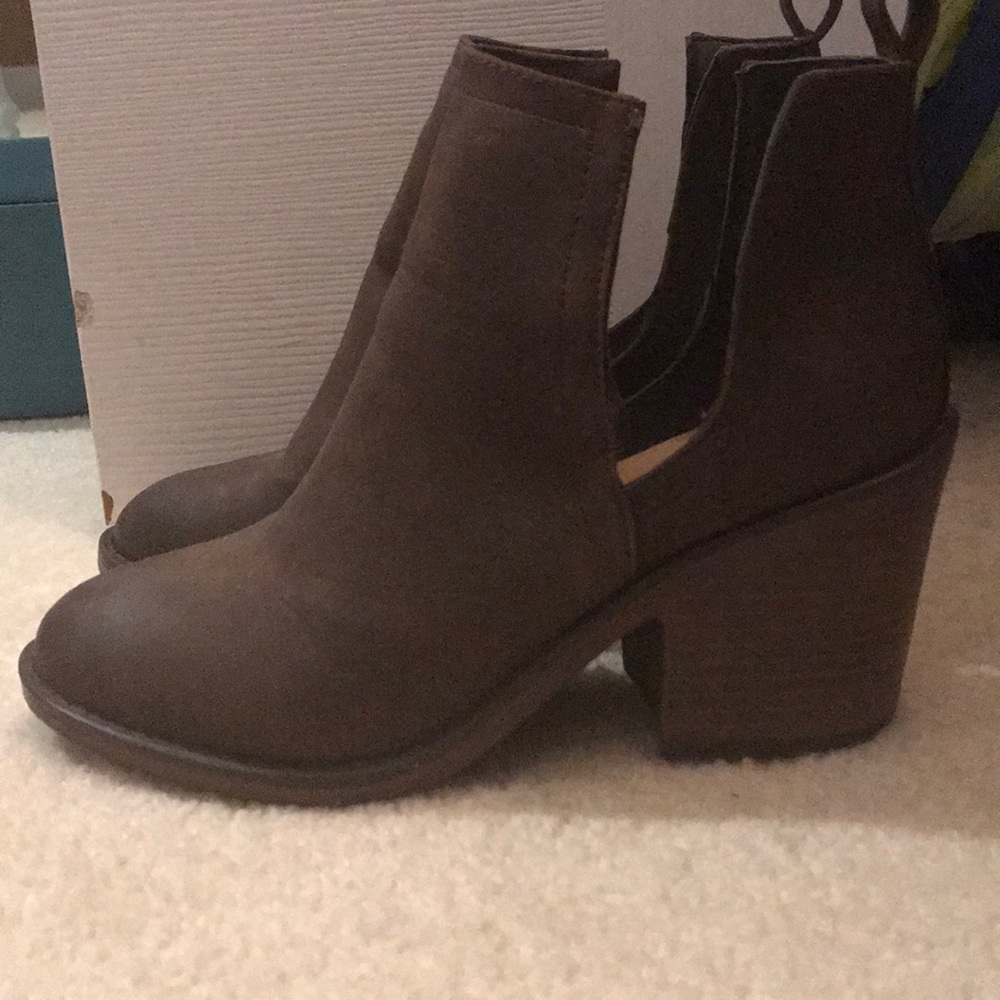 Dark Brown Booties